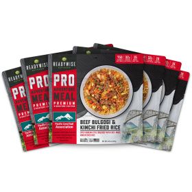 6 CT ReadyWise Pro Adventure Meal Beef Bulgogi and Kimchi Fried Rice