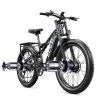 GUNAI GN68 Dual Motor Electric Bike for Adult 26Inch Mountain Ebike with 2000W Motor and 48V 17.5AH Samsung Battery