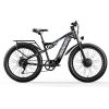 GUNAI GN68 Dual Motor Electric Bike for Adult 26Inch Mountain Ebike with 2000W Motor and 48V 17.5AH Samsung Battery