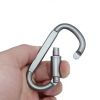 Aluminum D-Ring Locking Carabiner Light but Strong NOT for Climbing(Pack of 10)