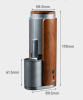 Electric coffee grinder (portable grinding coffee beans 25g, 24 gears powder, classic elegance, strong power, multi-function kitchen grinder)