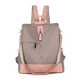 Backpack New Trend Female Backpack Women Backpack Waterproof Laptop Teenage Girls School Shoulder Bags (Color: Khaki)