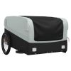 Bike Trailer Black and Gray 99.2 lb Iron