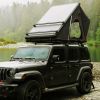 Trustmade Triangle Aluminium Black Hard Shell Grey Rooftop Tent with Roof Rack Scout Plus Series