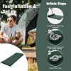 Self-inflating Lightweight Folding Foam Sleeping Cot with Storage bag