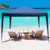 10 x 10 Feet Outdoor Pop-up Patio Canopy for  Beach and Camp