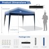 10 x 10 Feet Outdoor Pop-up Patio Canopy for  Beach and Camp