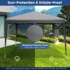 10 x 10 Feet Outdoor Pop-up Patio Canopy for  Beach and Camp